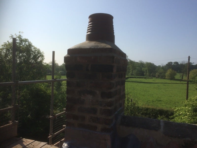 repaired chimney
